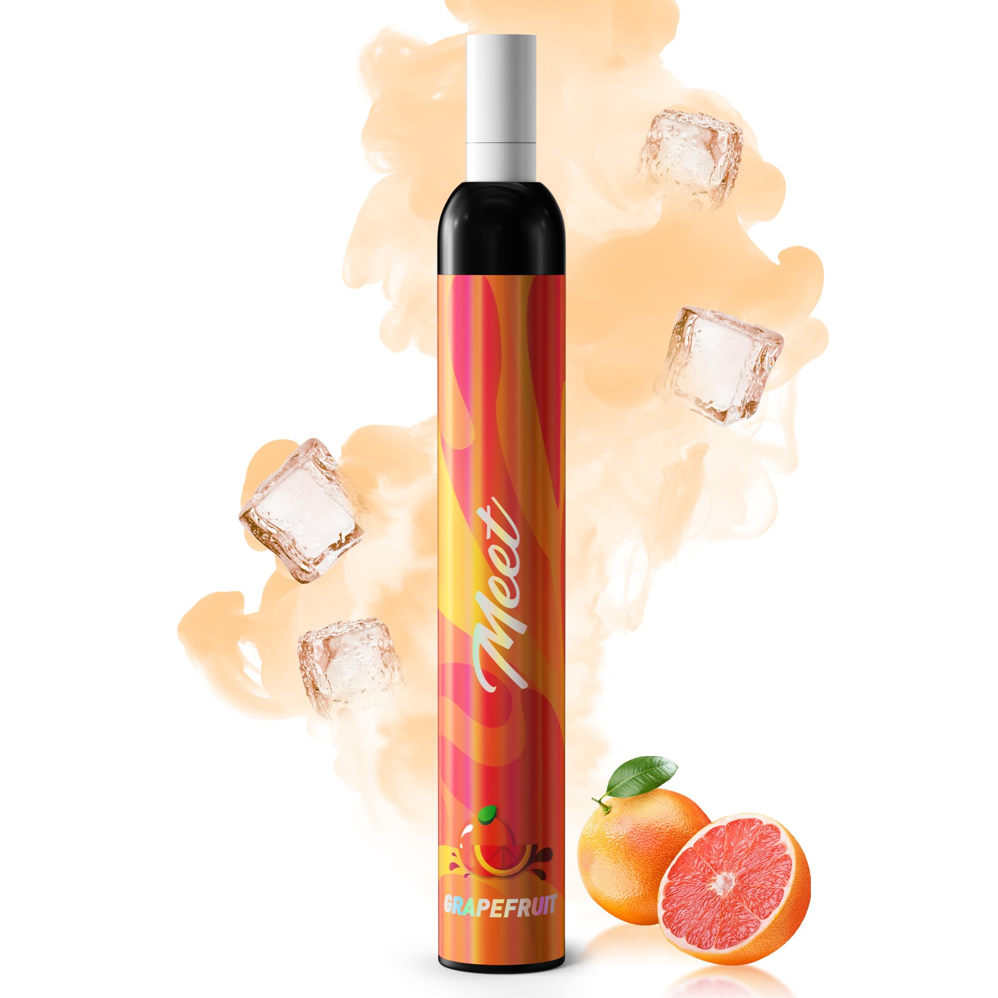 MEET JO5ES型 電子タバコ 使い捨て VAPE 5風味セット タールニコチンなし 爆煙 (MIX-1)