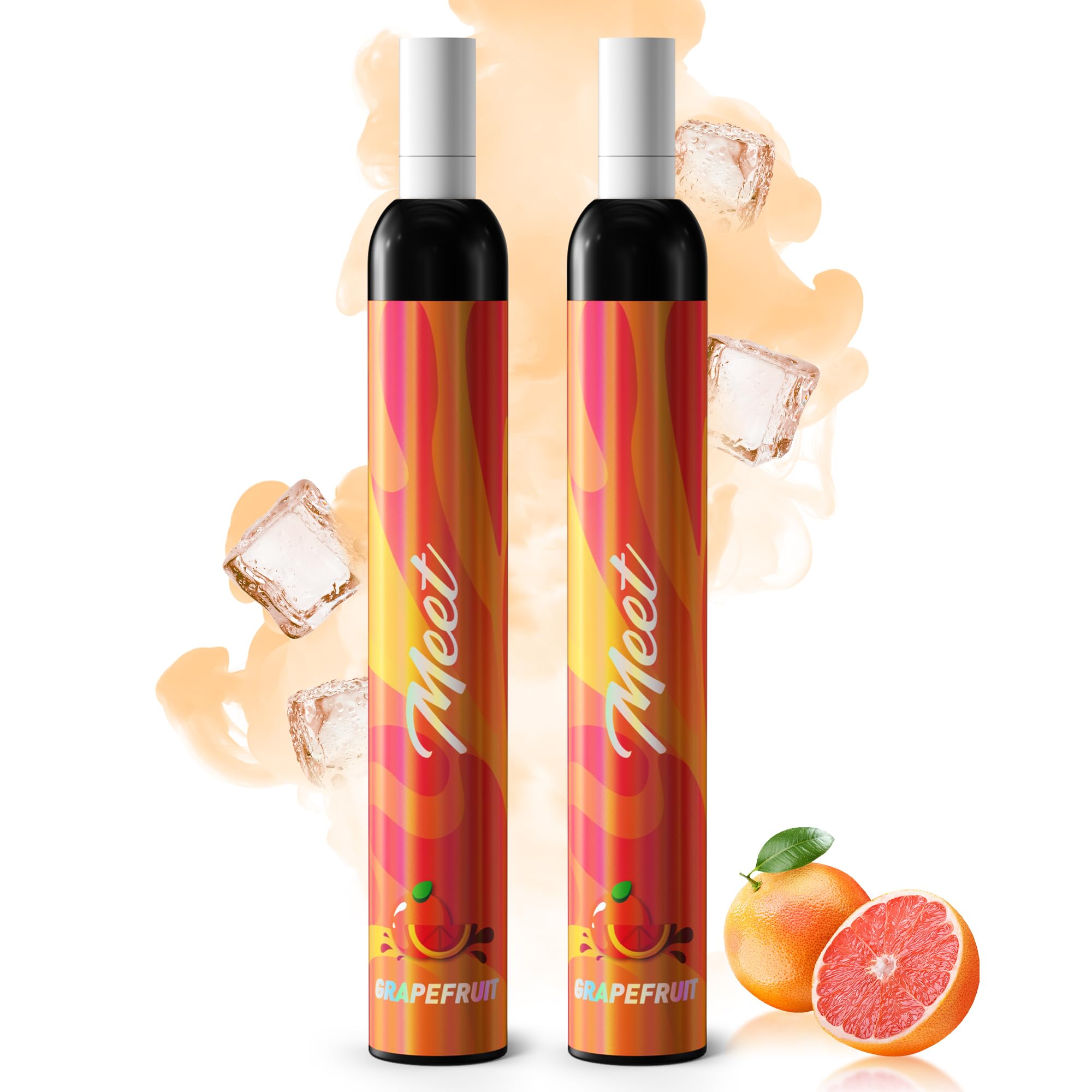 MEET JO5ES型 電子タバコ 使い捨て VAPE 5風味セット タールニコチンなし 爆煙 (MIX-1)