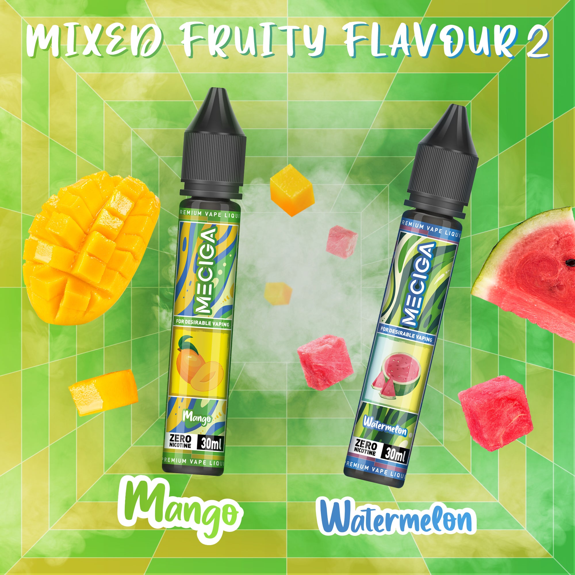 MECIGA E Liquid Collection 5 x 30ml No Nicotine 70/30