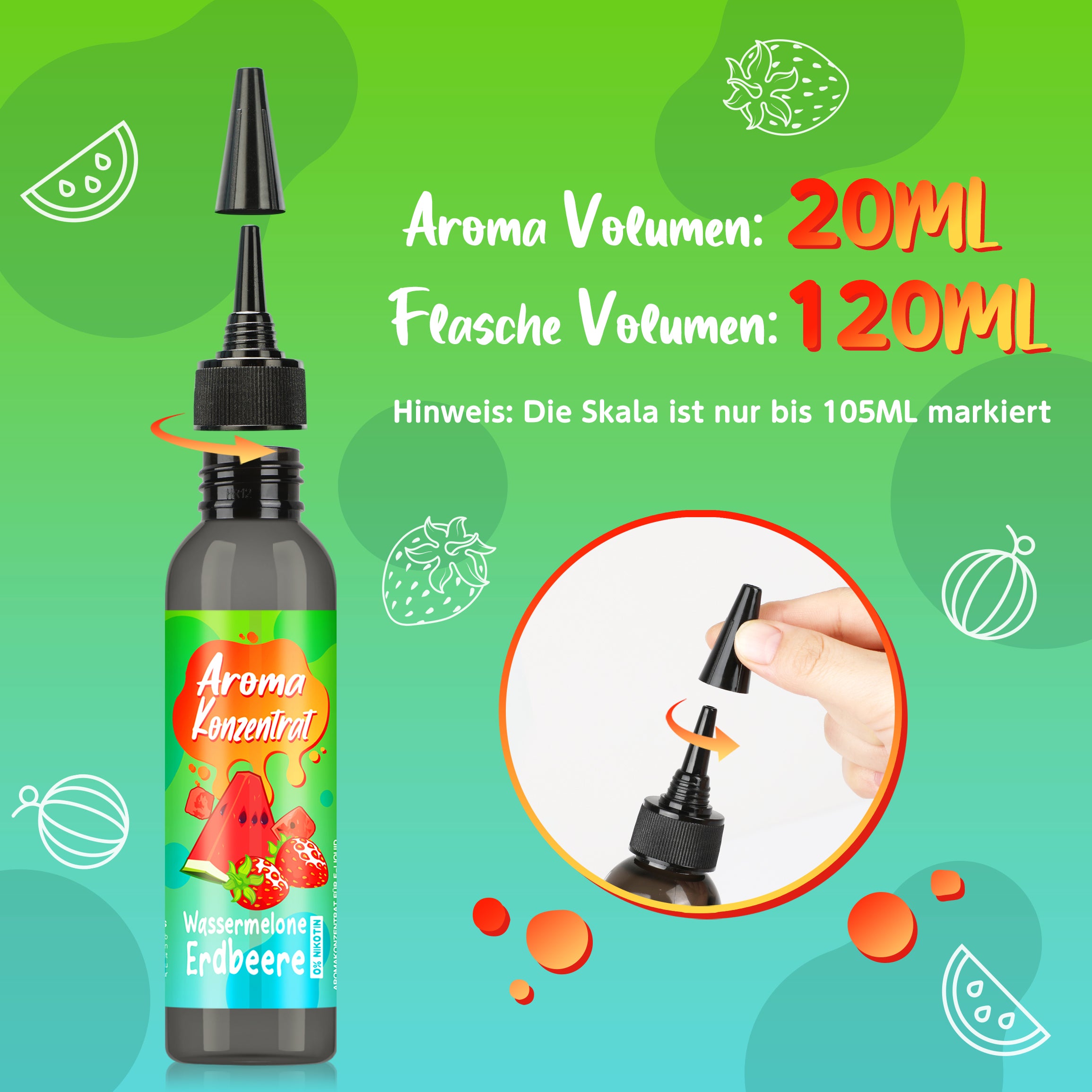 FURUN 20ml Green Apple Flavour Aroma