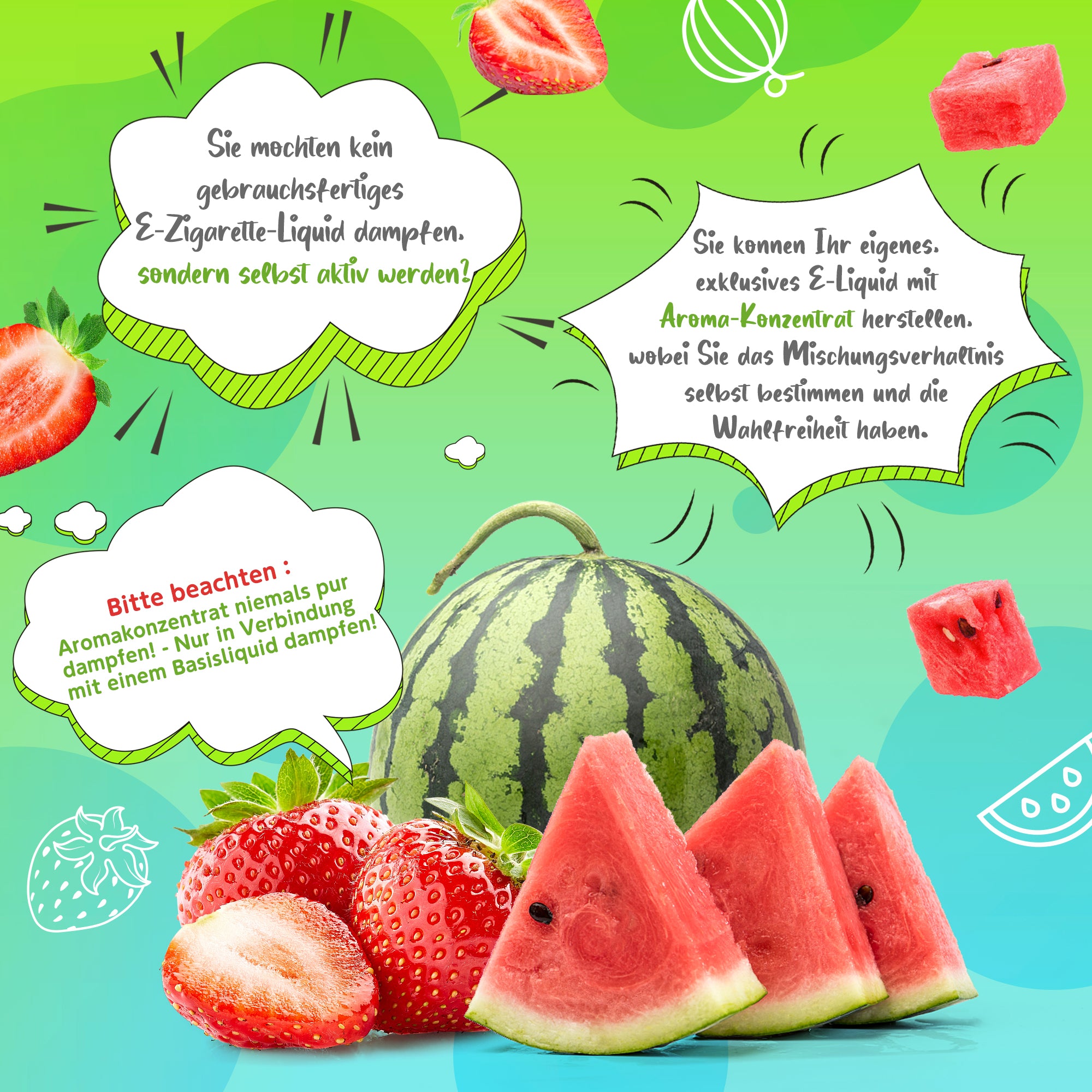 FURUN 20ml Watermelon Strawberry Flavour Aroma