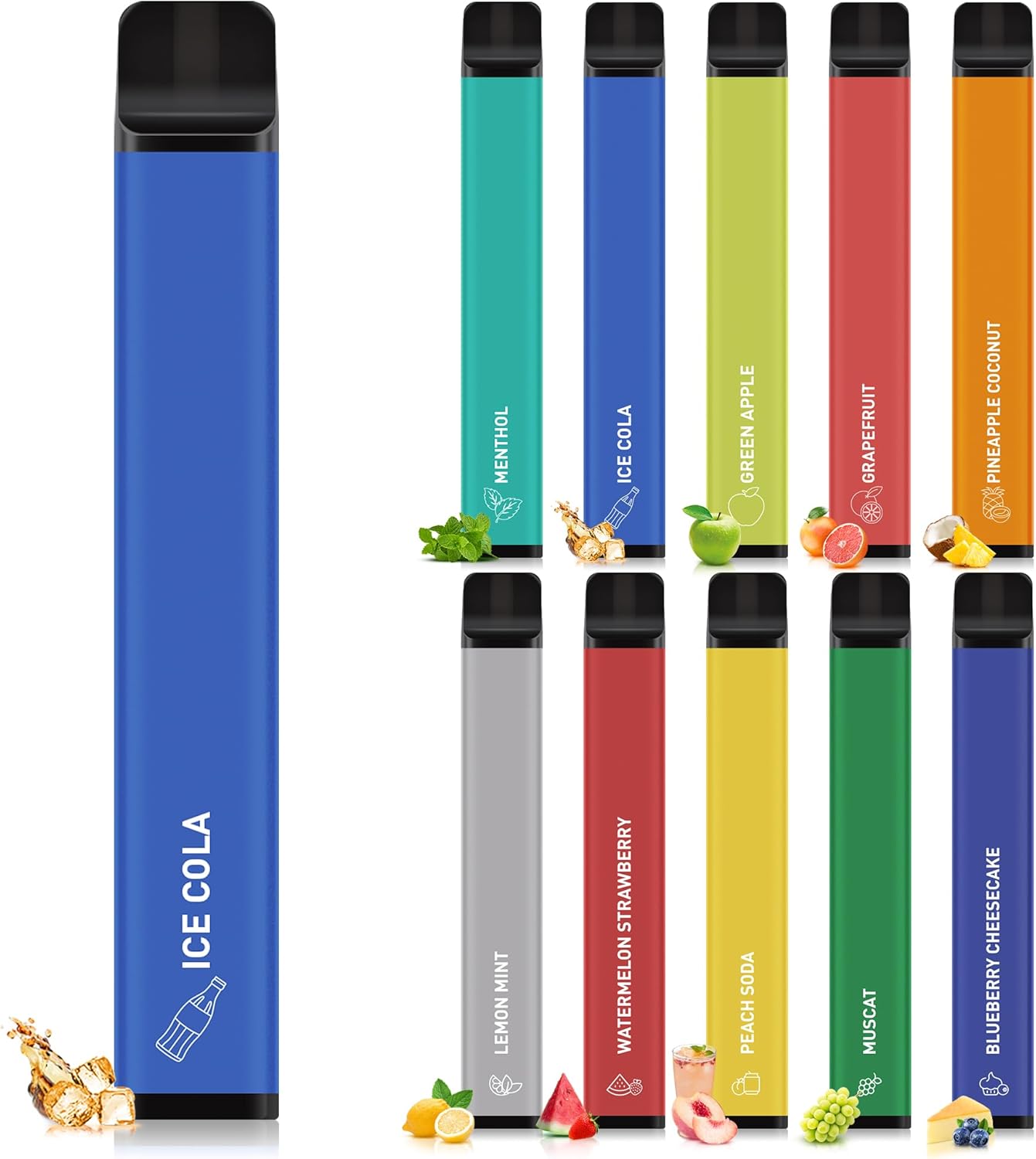 NICOCO 電子タバコ 使い捨て 5風味セット JO5 PLUS(MIX-2)