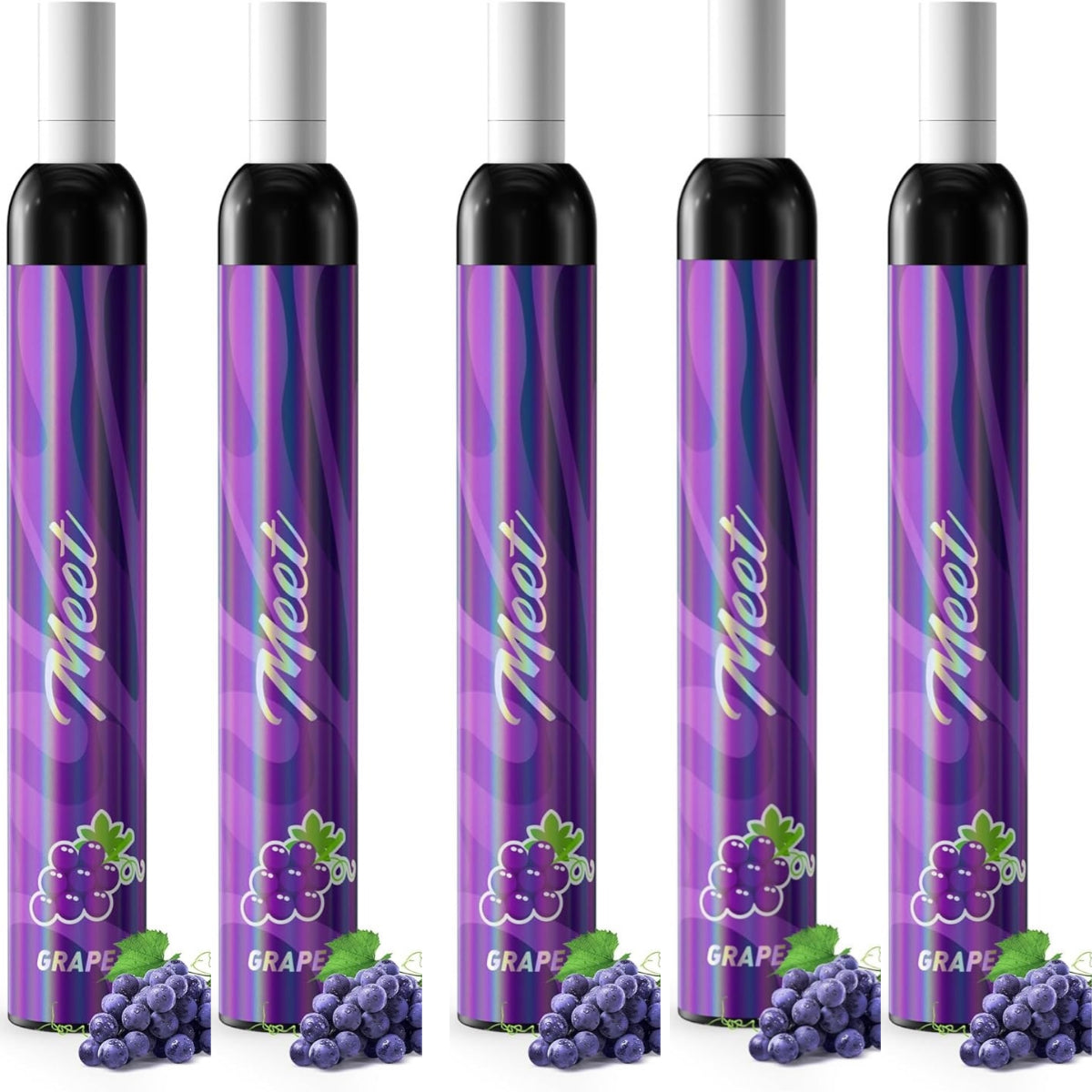 MEET JO5ES型 電子タバコ 使い捨て VAPE 5風味セット 紙フィルター付き 爆煙(MIX-2)