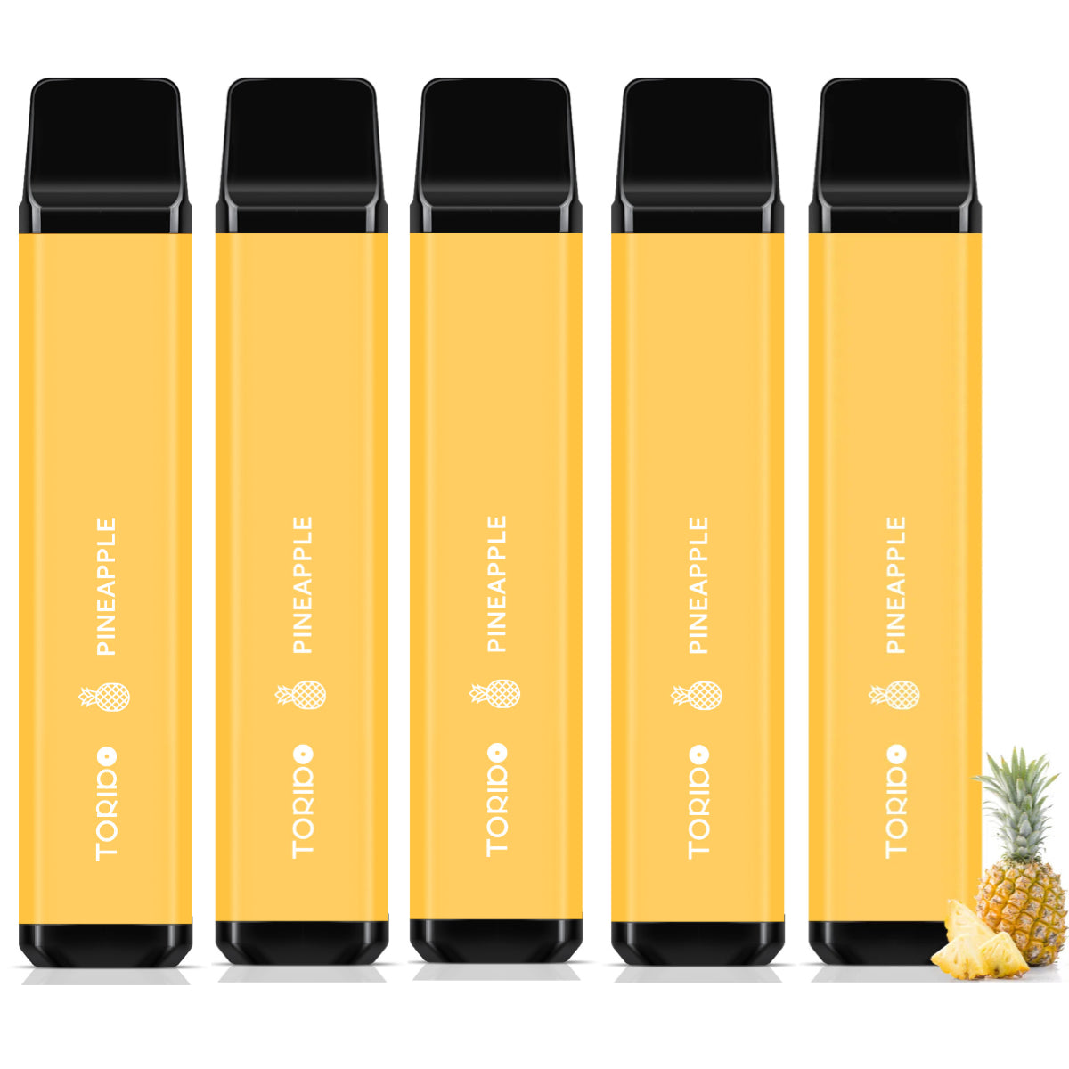 TORIDO O2Plus型 使い捨て 電子タバコ VAPE 持ち運びシーシャ タールなし ニコチンなし ビタミン類入り 5風味セット
