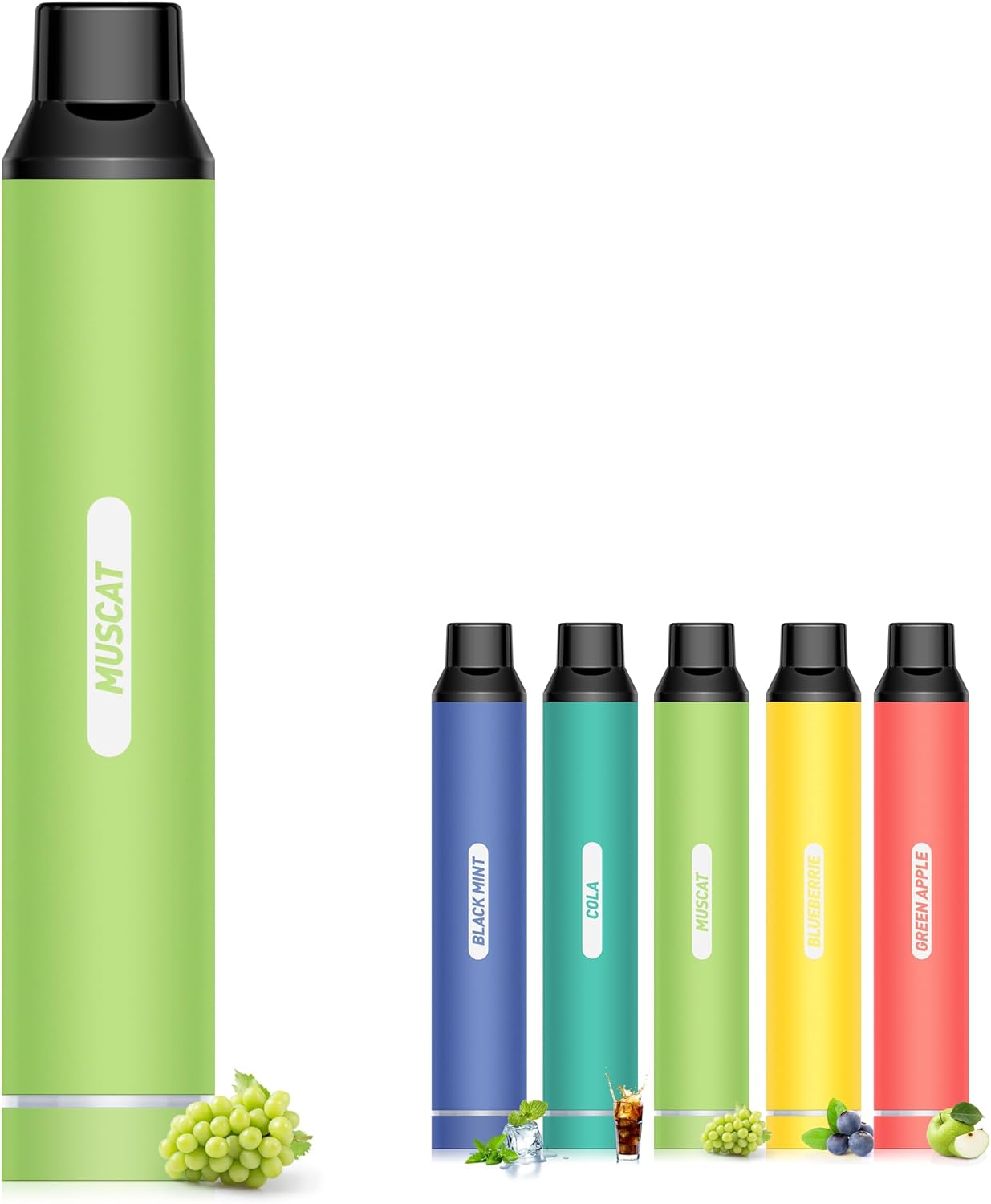 NICOCO 電子タバコ 使い捨て VAPE 5000回吸引可能 5風味から選択 大容量 爆煙 ベイプ 持ち運びシーシャ 水蒸気タバコ 節煙 禁煙 ニコチンタールなし O4Plus