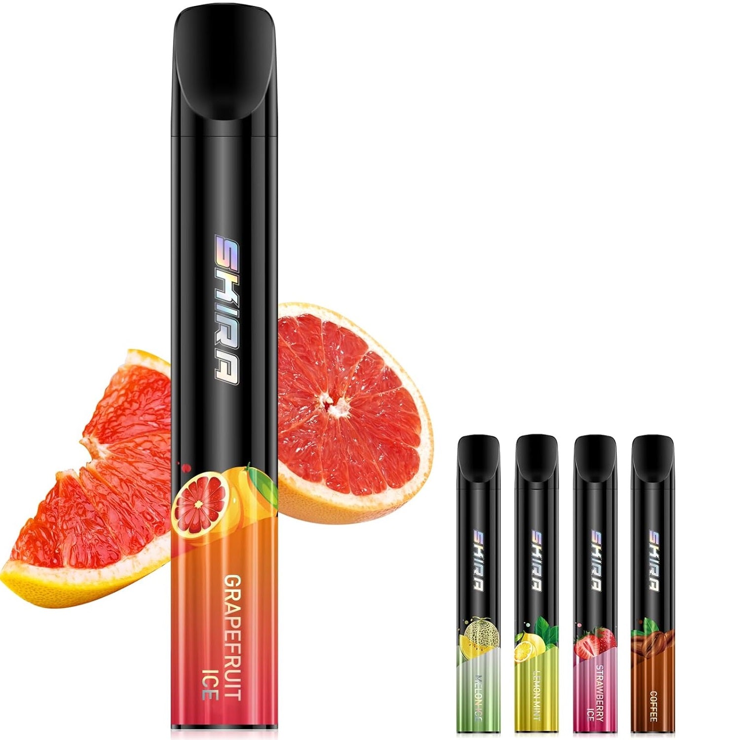 SKIRA 電子タバコ 使い捨て VAPE 持ち運び シーシャ 禁煙サポート タール&ニコチンなし JO5MINI2型