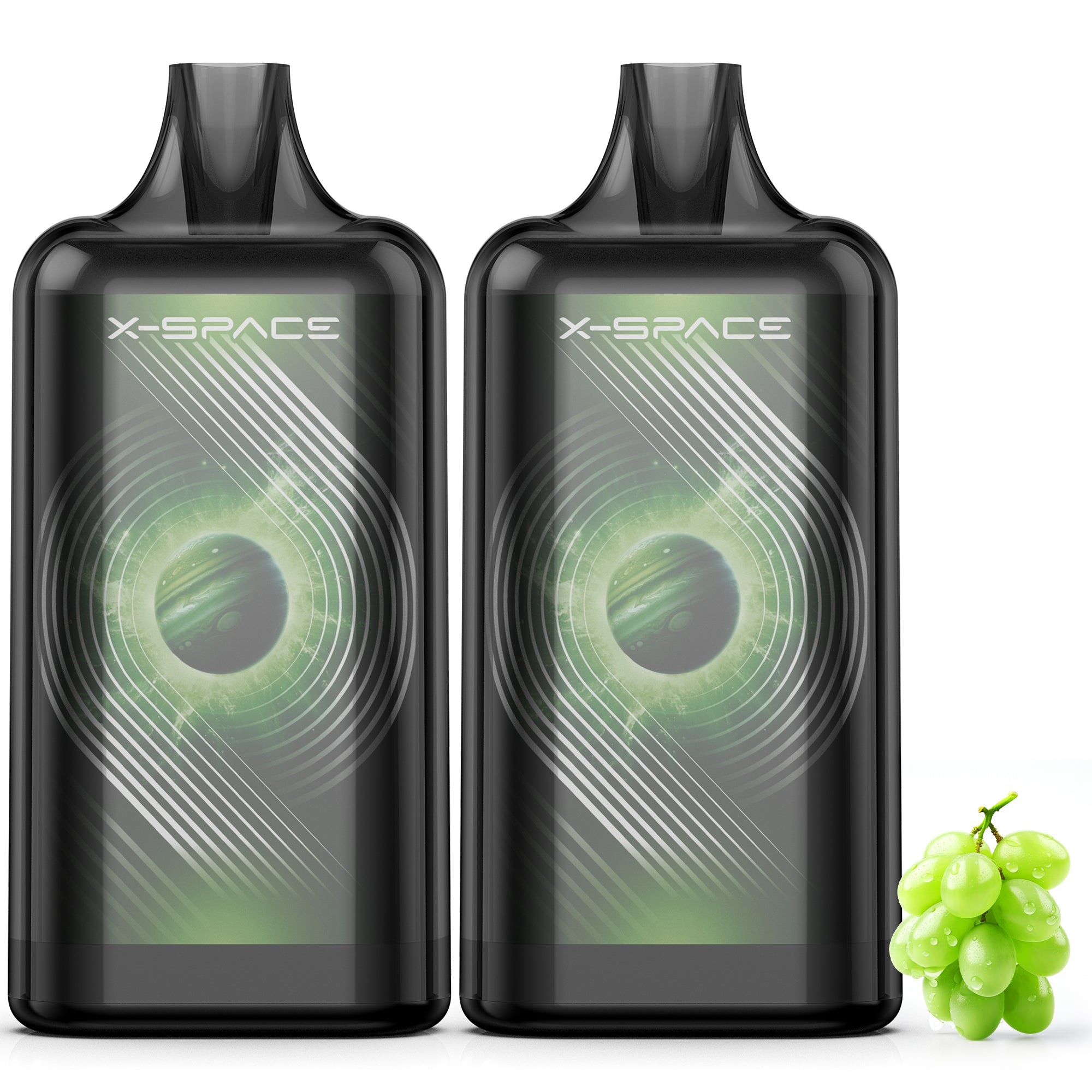 X-SPACE I4-type Pod-replaceable e-cigarette, 2-pod set, high-capacity, adjustable smoke output, rechargeable