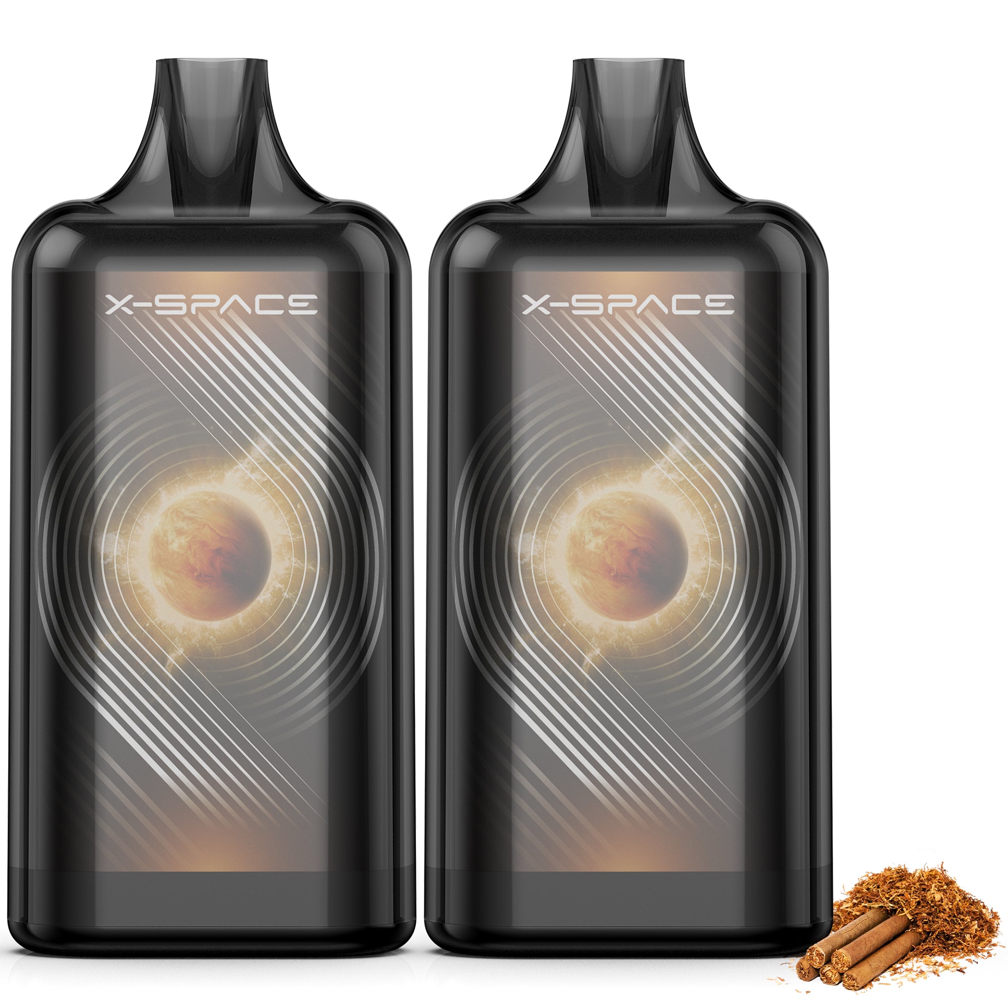 X-SPACE I4-type Pod-replaceable e-cigarette, 2-pod set, high-capacity, adjustable smoke output, rechargeable