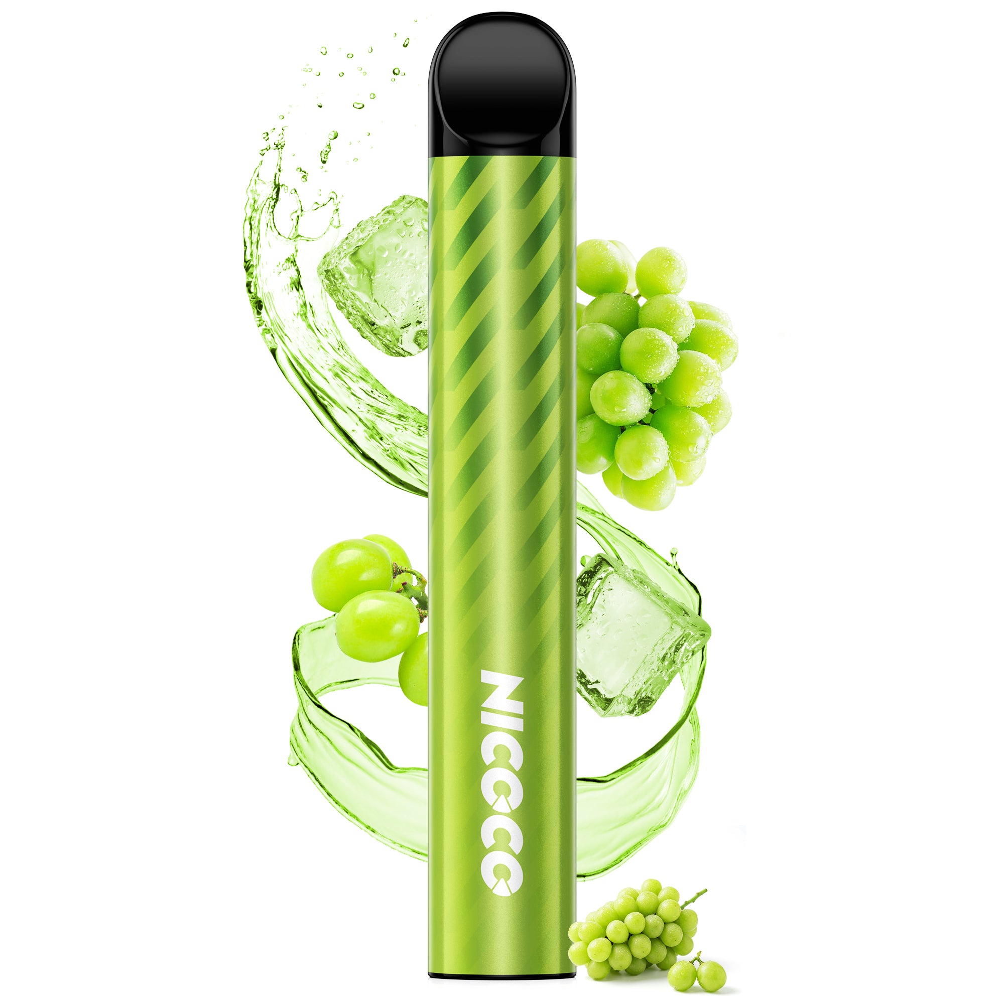 ARASHI V2 Disposable Electronic Cigarette, Ice Mint, 16,000 Puffs, Quit Smoking Pipe, Explosive Smoke, Tar and Nicotine Free
