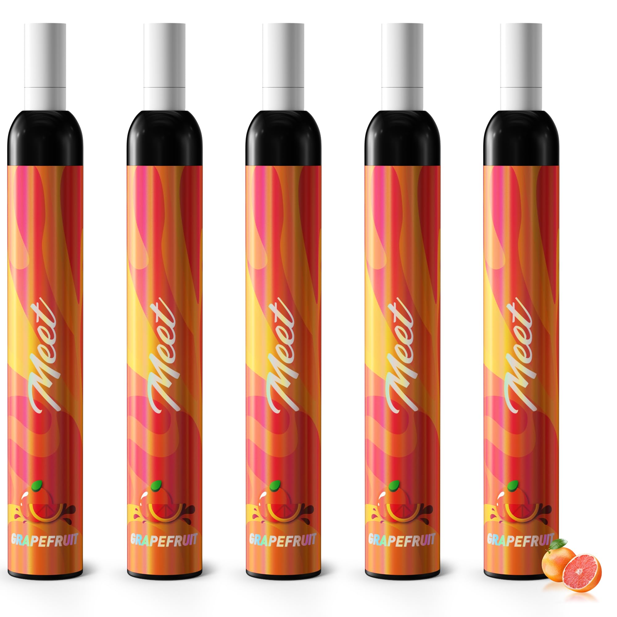 MEET JO5ES型 電子タバコ 使い捨て VAPE 5風味セット タールニコチンなし 爆煙 (MIX-1)
