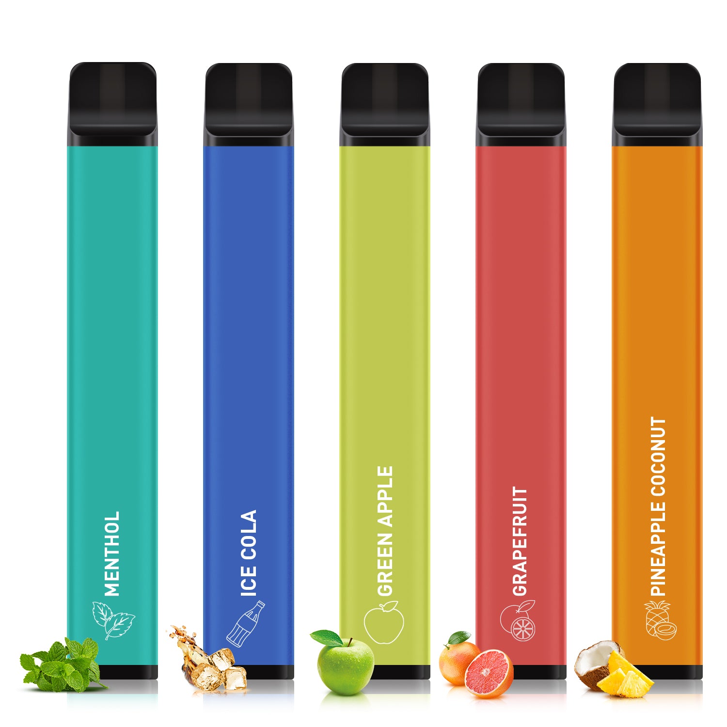 NICOCO Disposable Electronic Cigarette 5-Flavor Set JO5 PLUS (MIX-2) MECIGA VAPE NICOCO Disposable Electronic Cigarette 5-Flavor Set JO5 PLUS (MIX-2) MECIGA VAPE