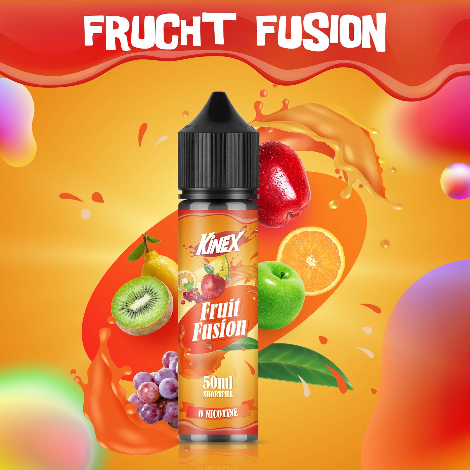 KINEX E Liquid Collection 3 x 50ml Shortfill No Nicotine 70/30 MECIGA VAPE KINEX E Liquid Collection 3 x 50ml Shortfill No Nicotine 70/30 MECIGA VAPE