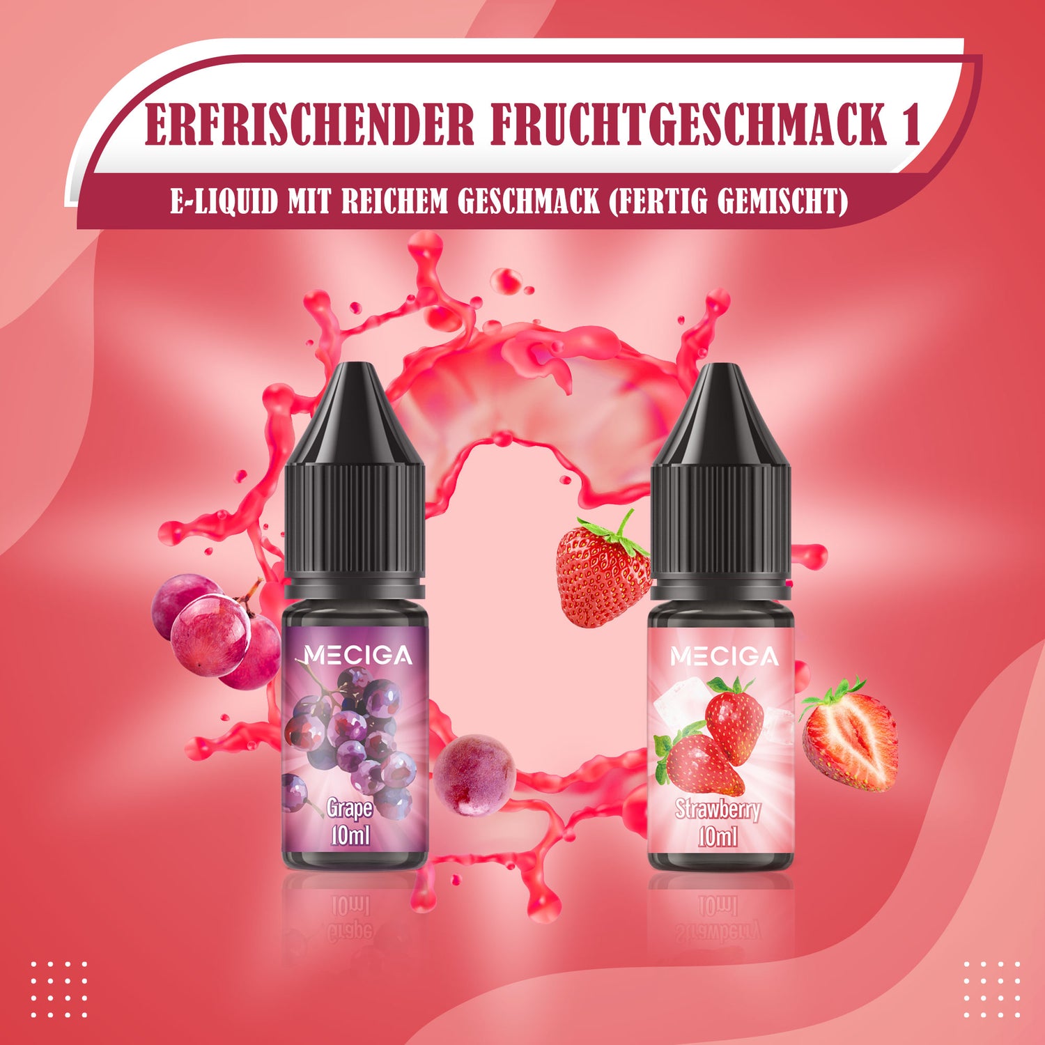 E Liquid Fertig Gemischt MECIGA E Liquid Ohne Nikotin Pack of 6 Die besten der 100- E Liquid Fertig Gemischt MECIGA E Liquid Ohne Nikotin Pack of 6 Die besten der 100-