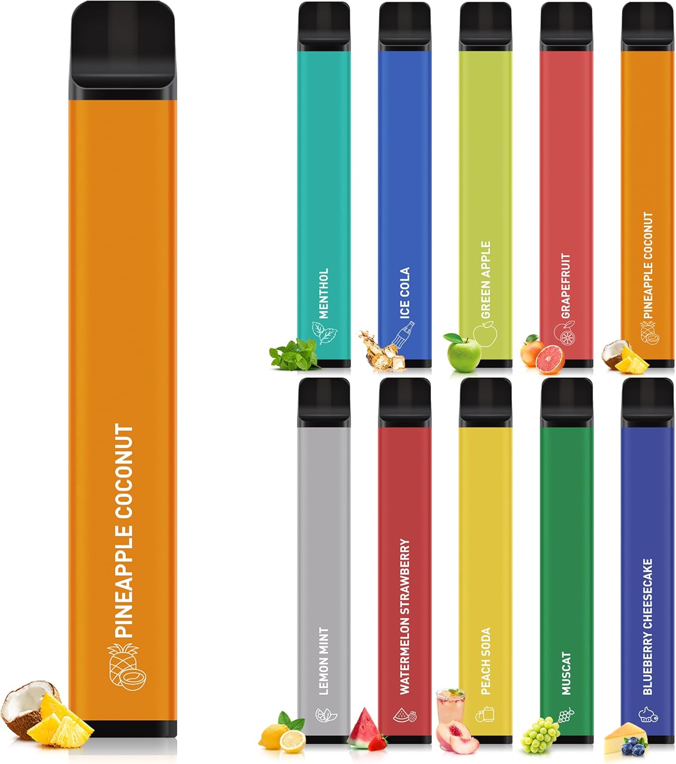 NICOCO Disposable Electronic Cigarette 5-Flavor Set JO5 PLUS (MIX-2)