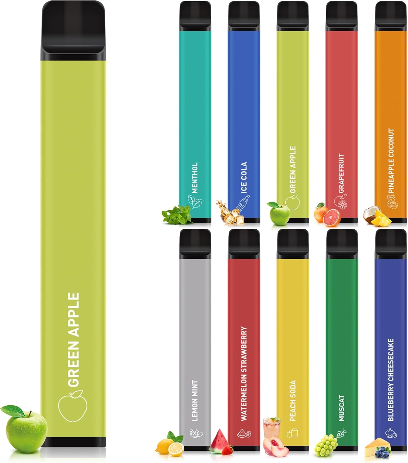 NICOCO Disposable Electronic Cigarette 5-Flavor Set JO5 PLUS (MIX-2)