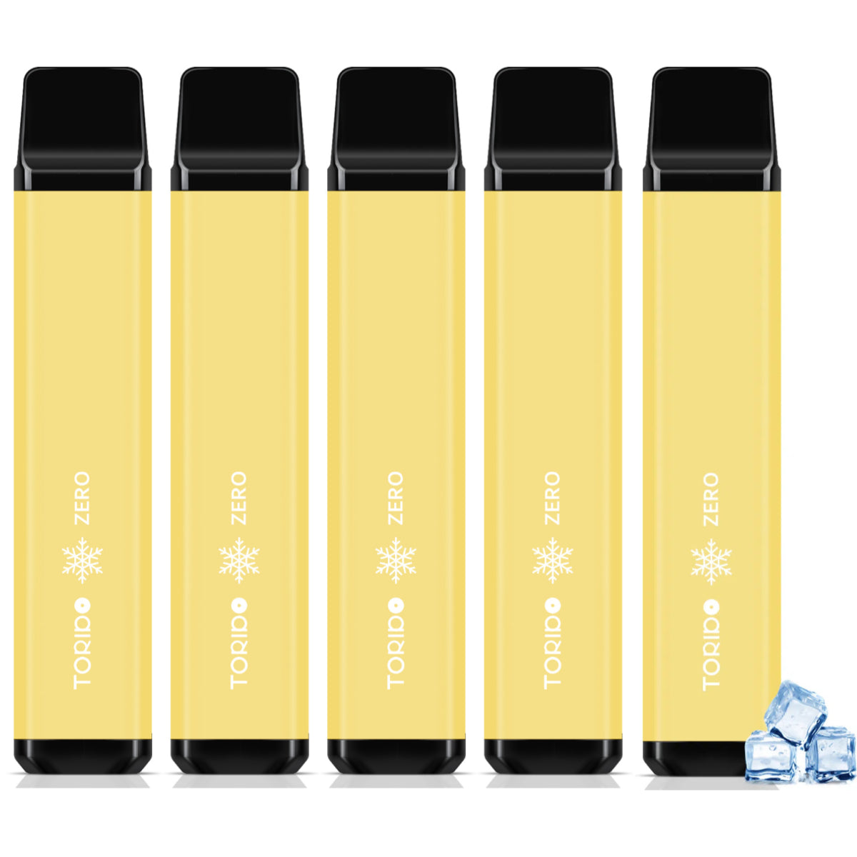 TORIDO O2Plus型 使い捨て 電子タバコ VAPE 持ち運びシーシャ タールなし ニコチンなし ビタミン類入り 5風味セット