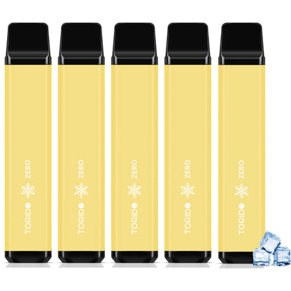 TORIDO O2Plus型 使い捨て 電子タバコ VAPE 持ち運びシーシャ タールなし ニコチンなし ビタミン類入り 5風味セット