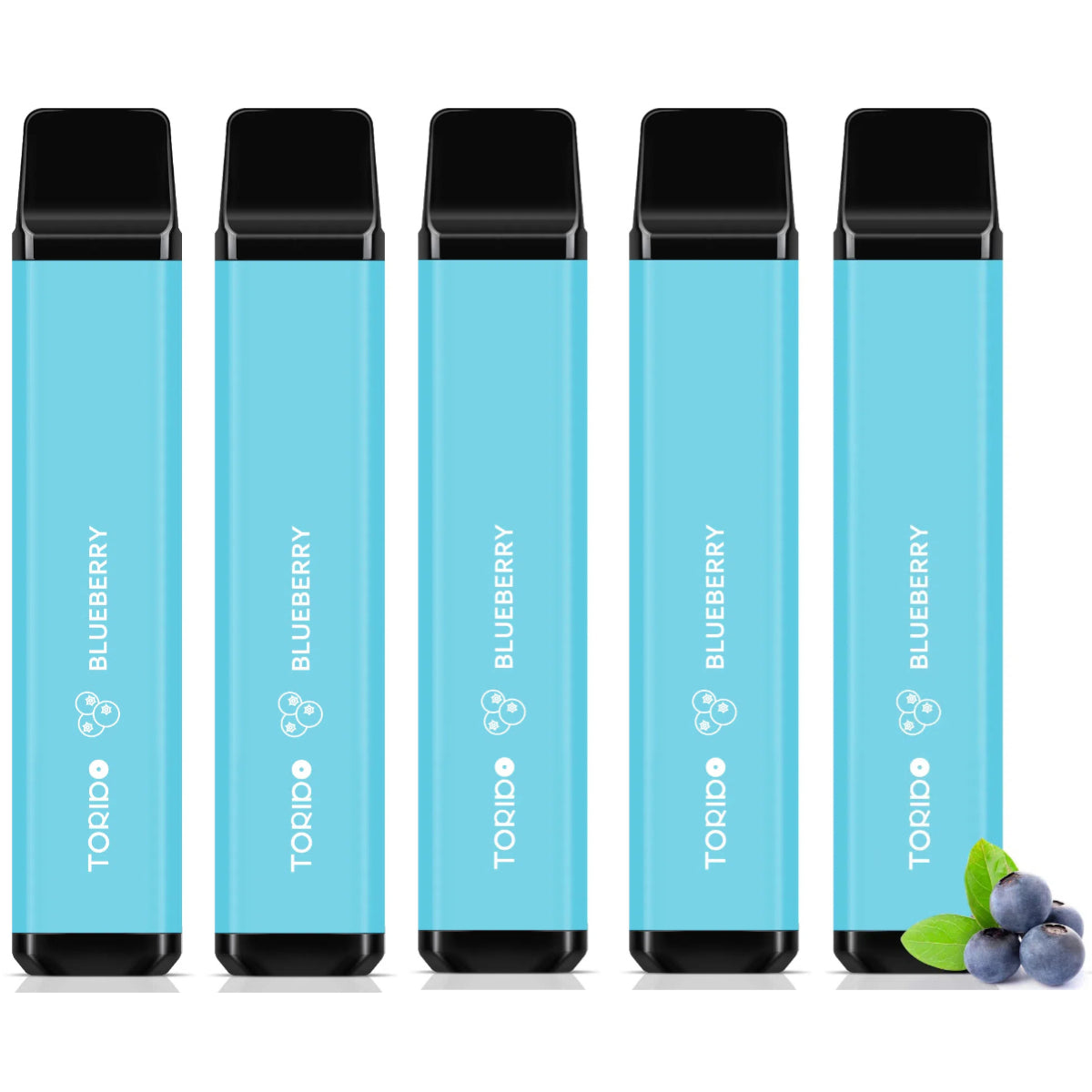 TORIDO O2Plus型 使い捨て 電子タバコ VAPE 持ち運びシーシャ タールなし ニコチンなし ビタミン類入り 5風味セット