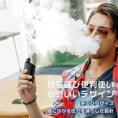 ARASHI V2型 電子タバコ 使い捨て VAPE アイスミント 16000回吸引可能 禁煙パイポ 爆煙 ベイプ タールニコチン無し