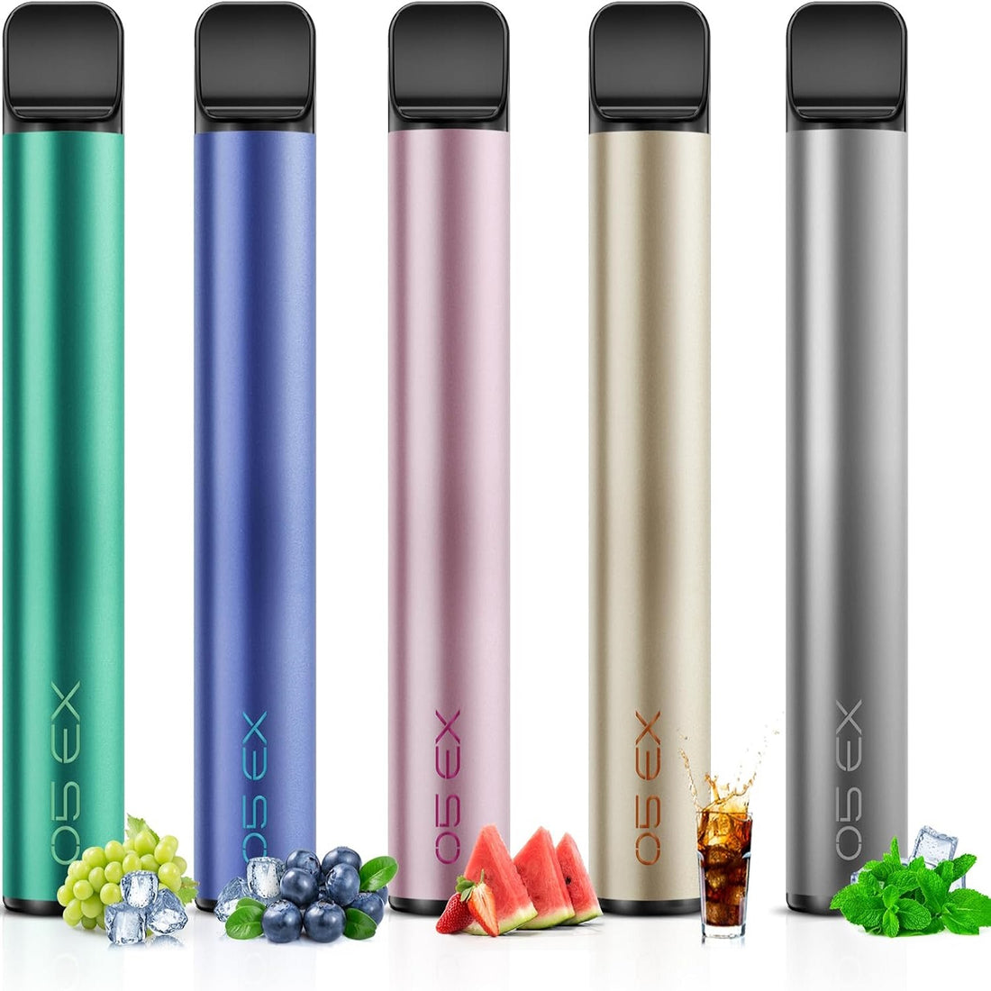 ARASHI O5型 電子タバコ 使い捨て VAPE 5本入り大容量セット 爆煙 ベイプ 禁煙サポート ニコチンタールなし