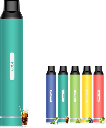 NICOCO 電子タバコ 使い捨て VAPE 5000回吸引可能 5風味から選択 大容量 爆煙 ベイプ 持ち運びシーシャ 水蒸気タバコ 節煙 禁煙 ニコチンタールなし O4Plus