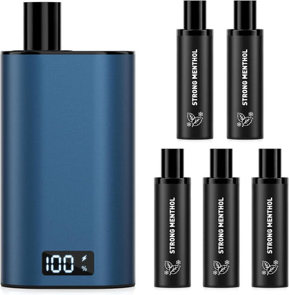 DBL JT2型 POD交換式電子タバコ POD付き 25000回吸引可能 ネイビー LEDディスプレイ付 爆煙 本体充電可 タールなし ニコチンなし 禁煙