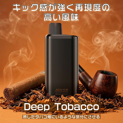 ARASHI V2S型 使い捨て 電子タバコ メンソール配合 16000回吸引可能 大容量 VAPE タールニコチン無し 禁煙パイポ 爆煙 ベイプ