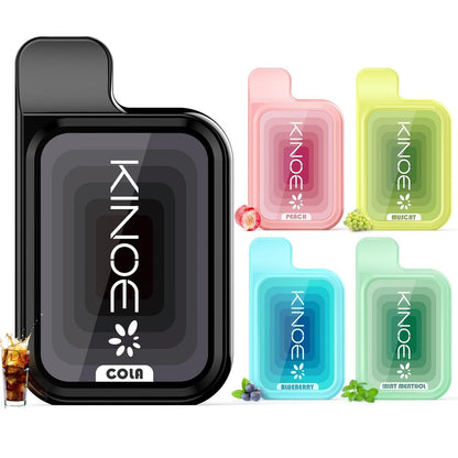 KINOE Electronic Cigarette Disposable 5 Flavors Set of 5 MIX 1