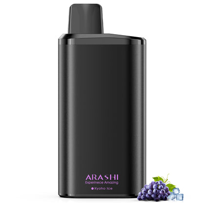 ARASHI V2S型 使い捨て 電子タバコ メンソール配合 16000回吸引可能 大容量 VAPE タールニコチン無し 禁煙パイポ 爆煙 ベイプ