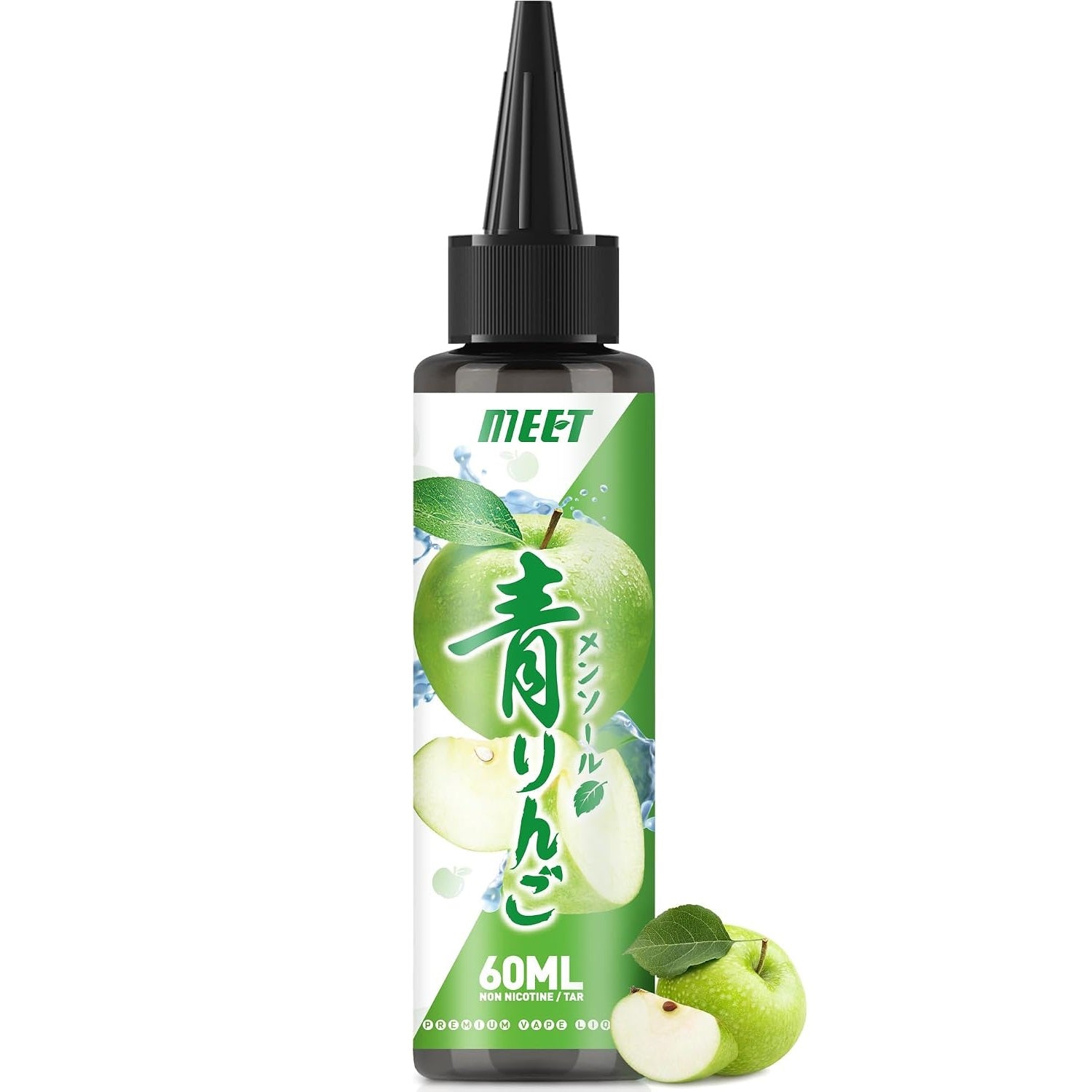 電子タバコ VAPE リキッド 超メンソール 60ml 大容量 5風味から選ぶ ベイプリキッド 禁煙サポート タールなし ニコチンなし 良い喉越し 高品質 爆煙 MEET
