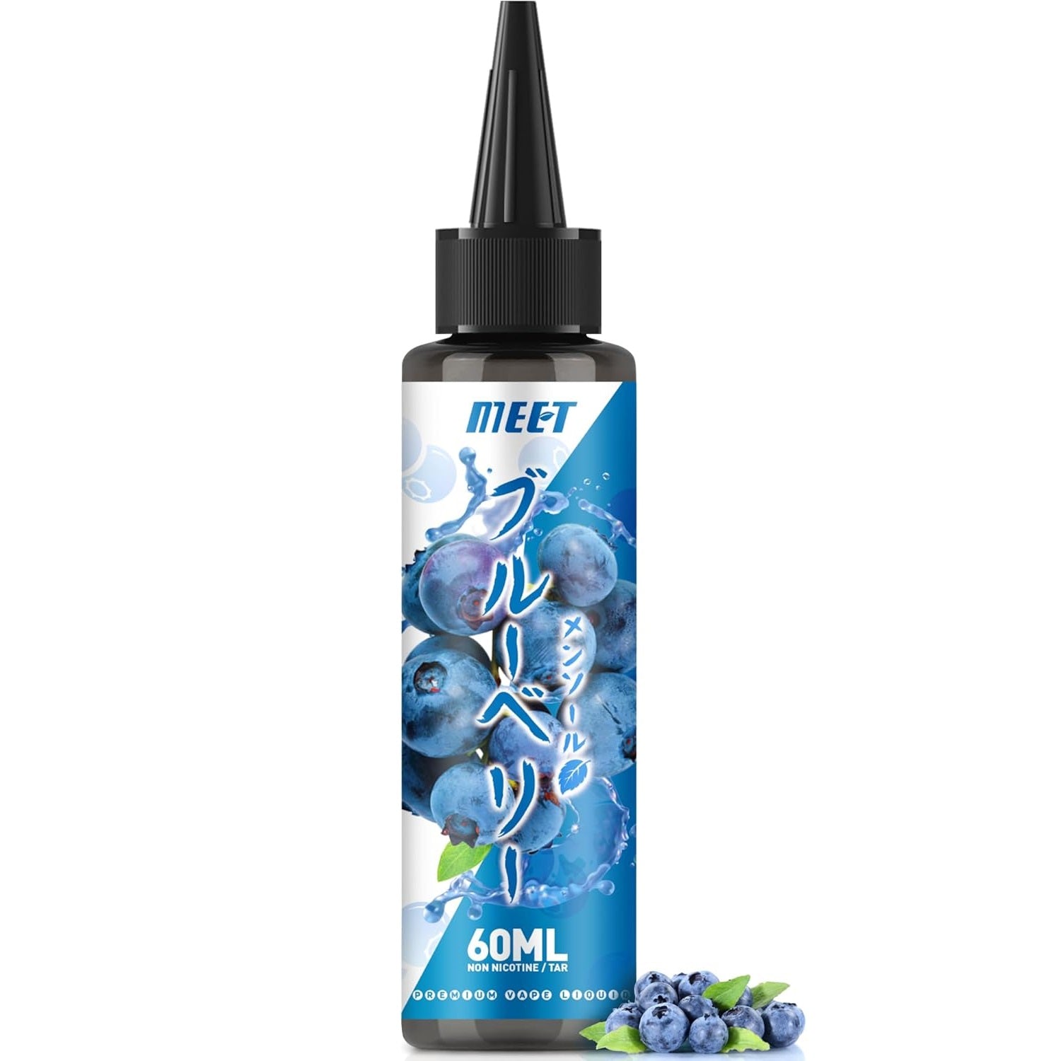 電子タバコ VAPE リキッド 超メンソール 60ml 大容量 5風味から選ぶ ベイプリキッド 禁煙サポート タールなし ニコチンなし 良い喉越し 高品質 爆煙 MEET