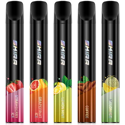 SKIRA 電子タバコ 使い捨て VAPE 持ち運び シーシャ 禁煙サポート タール&amp;ニコチンなし JO5MINI2型