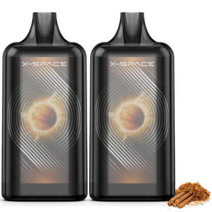 X-SPACE I4-type Pod-replaceable e-cigarette, 2-pod set, high-capacity, adjustable smoke output, rechargeable