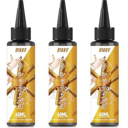 電子タバコ VAPE リキッド 超メンソール 60ml 大容量 5風味から選ぶ ベイプリキッド 禁煙サポート タールなし ニコチンなし 良い喉越し 高品質 爆煙 MEET