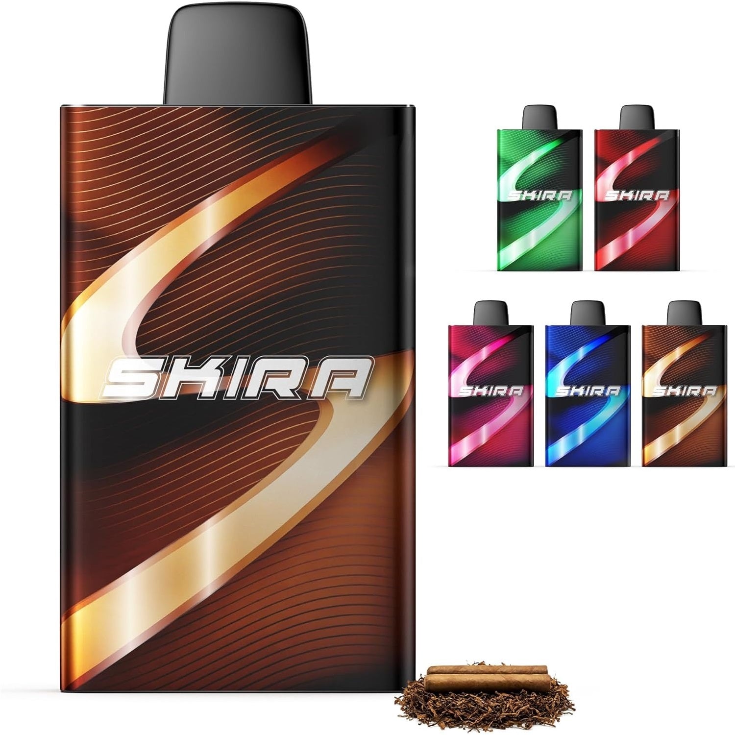 SKIRA V9型 使い捨て 電子タバコ 大容量 爆煙 ベイプ 持ち運びシーシャ