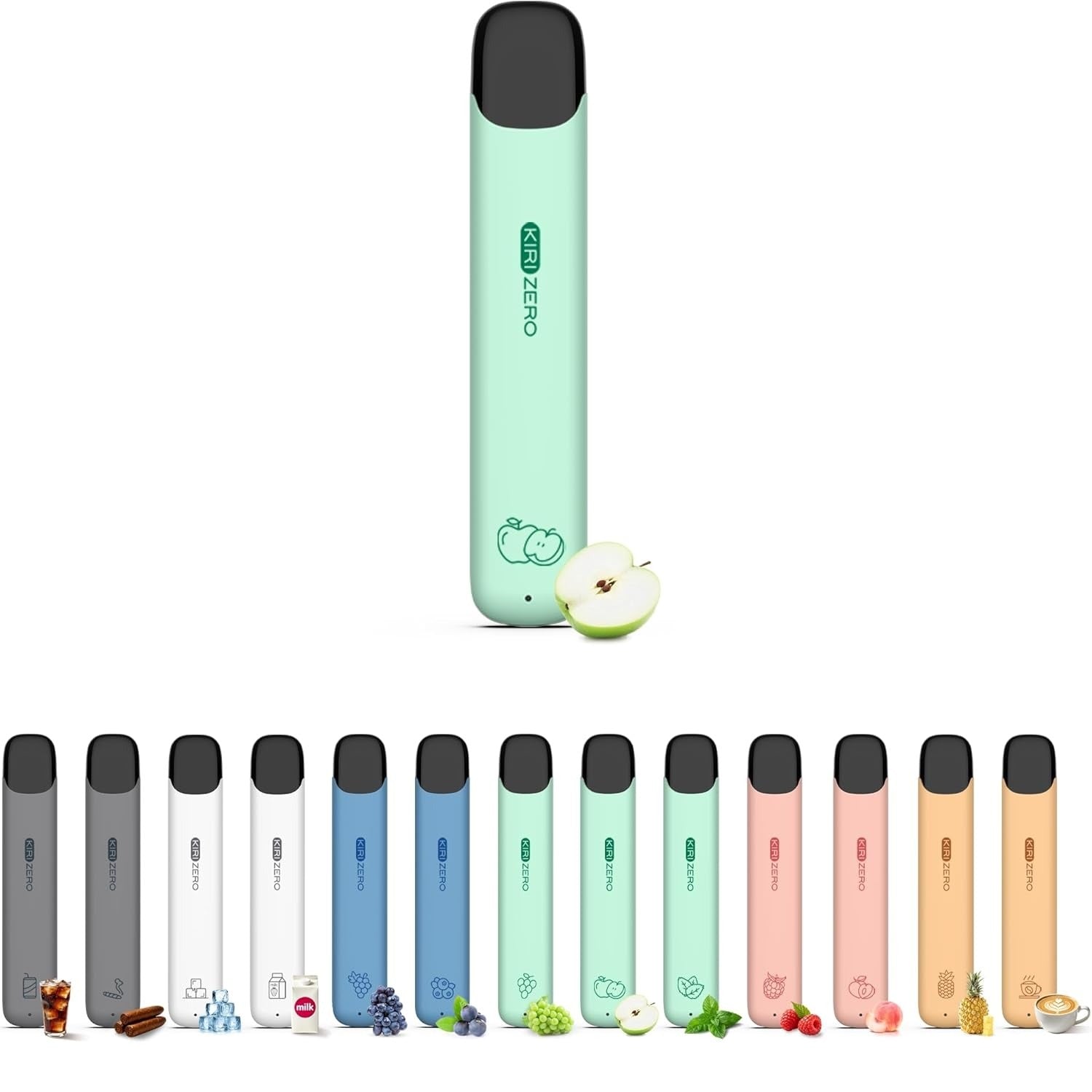 電子タバコ 使い捨て VAPE 2000回吸引可能 大容量 13風味揃い 持ち運びシーシャ 爆煙 ベイプ MS1型