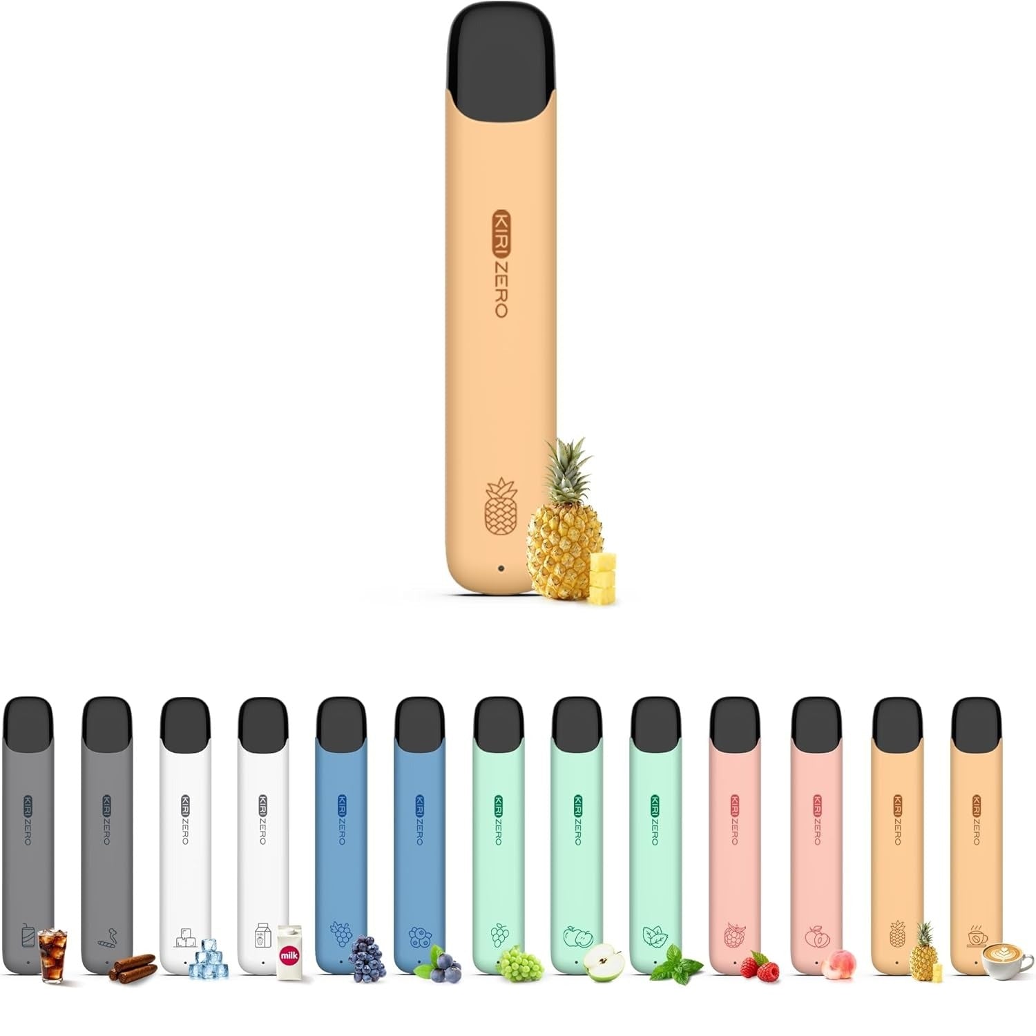 電子タバコ 使い捨て VAPE 2000回吸引可能 大容量 13風味揃い 持ち運びシーシャ 爆煙 ベイプ MS1型