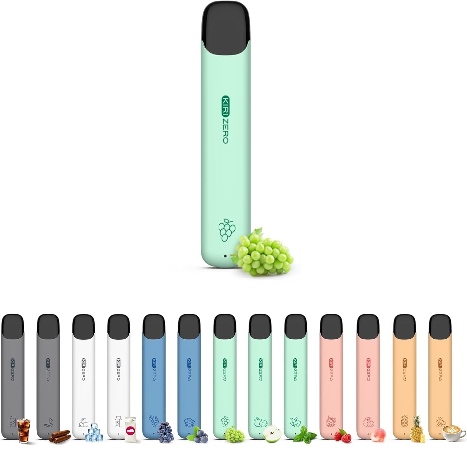 電子タバコ 使い捨て VAPE 2000回吸引可能 大容量 13風味揃い 持ち運びシーシャ 爆煙 ベイプ MS1型