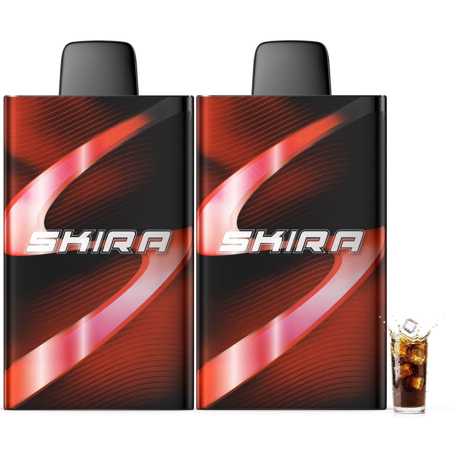 X-SPACE I4-type Pod-replaceable e-cigarette, 2-pod set, high-capacity, adjustable smoke output, rechargeable