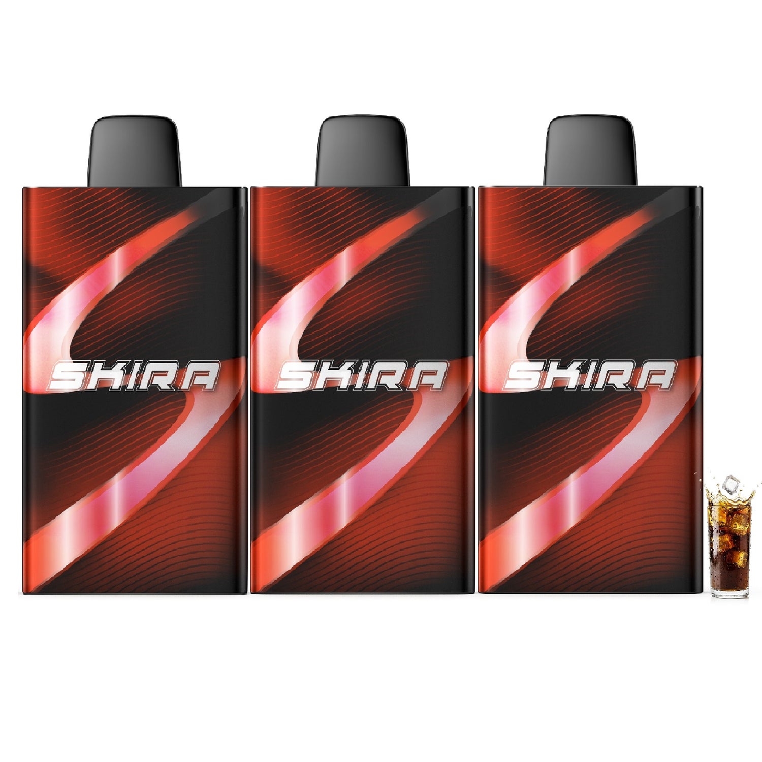 X-SPACE I4-type Pod-replaceable e-cigarette, 2-pod set, high-capacity, adjustable smoke output, rechargeable
